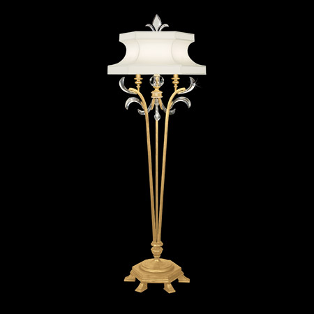 Fine Art Handcrafted Lighting 737420-3 Crystal Beveled Arcs Floor Lamp