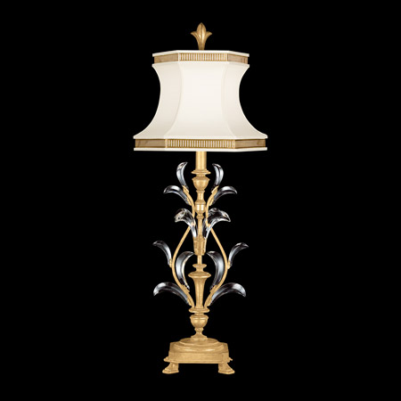 Fine Art Handcrafted Lighting 737810-3 Crystal Beveled Arcs Table Lamp