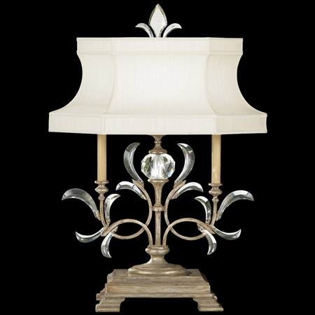 Fine Art Handcrafted Lighting 737910 Crystal Beveled Arcs Table Lamp