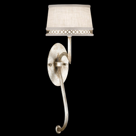 Fine Art Handcrafted Lighting 784650 Allegretto Silver Wall Sconce