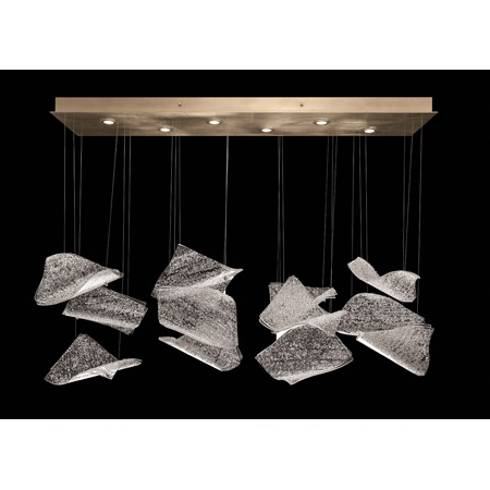 Fine Art Handcrafted Lighting 895140-261 Elevate Pages Linear Multi Pendant Fixture