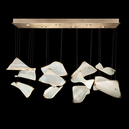 Fine Art Handcrafted Lighting 895140-271 Elevate Pages Linear Multi Pendant Fixture