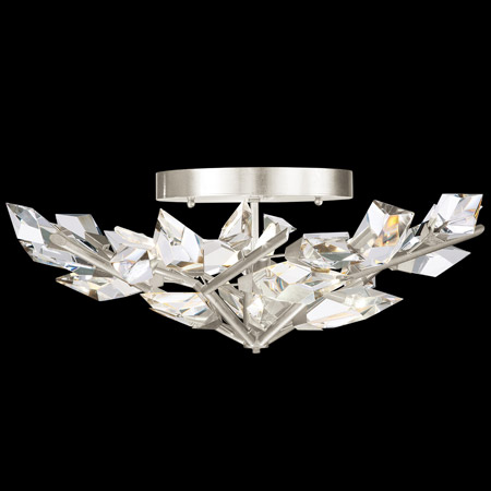 Fine Art Handcrafted Lighting 908740-1 Crystal Foret Flush Mount Ceiling Light