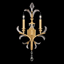 Fine Art Handcrafted Lighting 704850-3 Crystal Beveled Arcs Wall Sconce