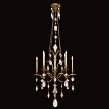 Fine Art Handcrafted Lighting 725640-3 Crystal Encased Gems Clear Chandelier