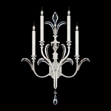 Fine Art Handcrafted Lighting 738650-4 Crystal Beveled Arcs Wall Sconce