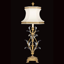 Fine Art Handcrafted Lighting 769010 Crystal Beveled Arcs Gold Buffet Lamp
