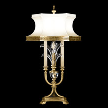Fine Art Handcrafted Lighting 769410 Crystal Beveled Arcs Gold Table Lamp