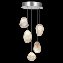 Fine Art Handcrafted Lighting 852440-14L Natural Inspirations 12" Round Multi Pendant Fixture