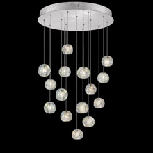Fine Art Handcrafted Lighting 853140-106L Natural Inspirations 21" Round Multi Pendant Fixture