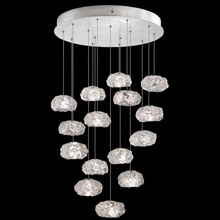 Fine Art Handcrafted Lighting 853140-11L Natural Inspirations 21" Round Multi Pendant Fixture