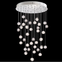 Fine Art Handcrafted Lighting 853440-106L Natural Inspirations 34" Round Multi Pendant Fixture