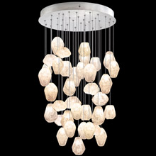 Fine Art Handcrafted Lighting 853440-14L Natural Inspirations 34" Round Multi Pendant Fixture