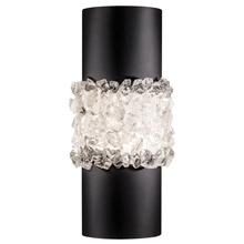 Fine Art Handcrafted Lighting 876650-2 Crystal Arctic Halo Wall Sconce