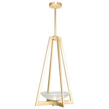 Fine Art Handcrafted Lighting 896040-2 Delphi Gold Pendant with Downlight