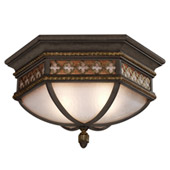 Classic/Traditional Chateau Outdoor Flush Mount Ceiling Fixture - Fine Art Handcrafted Lighting 403082