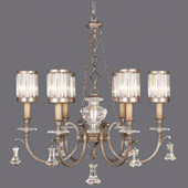 Crystal Eaton Place Silver Chandelier - Fine Art Handcrafted Lighting 584240-2