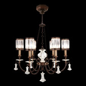 Classic/Traditional Eaton Place Six Light Crystal Chandelier - Fine Art Handcrafted Lighting 584240