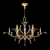 Crystal Beveled Arcs 8 Light Chandelier - Fine Art Handcrafted Lighting 701240-3