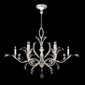 Crystal Beveled Arcs 8 Light Chandelier - Fine Art Handcrafted Lighting 701240-4