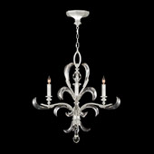Crystal Beveled Arcs 4 Light Chandelier - Fine Art Handcrafted Lighting 701540-4