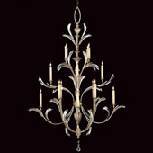Crystal Beveled Arcs Chandelier - Fine Art Handcrafted Lighting 702040