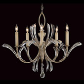 Crystal Beveled Arcs Chandelier - Fine Art Handcrafted Lighting 702240