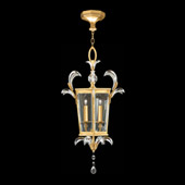 Crystal Beveled Arcs Lantern Pendant - Fine Art Handcrafted Lighting 705440-3