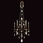 Crystal Encased Gems Clear Chandelier - Fine Art Handcrafted Lighting 708640-3