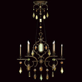Crystal Encased Gems Oval Chandelier - Fine Art Handcrafted Lighting 708940-1