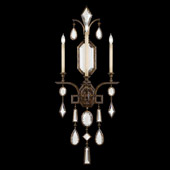 Crystal Encased Gems Clear Gems Wall Sconce - Fine Art Handcrafted Lighting 710450-3