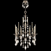 Crystal Encased Gems Clear Large Chandelier - Fine Art Handcrafted Lighting 714040-3