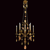 Crystal Encased Gems Chandelier - Fine Art Handcrafted Lighting 725640-1