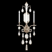 Crystal Encased Gems Clear Wall Sconce - Fine Art Handcrafted Lighting 726950-3