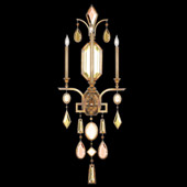 Crystal Encased Gems Wall Sconce - Fine Art Handcrafted Lighting 727050-1