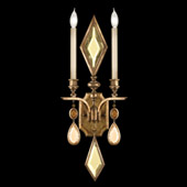 Crystal Encased Gems Wall Sconce - Fine Art Handcrafted Lighting 729150-1