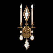 Crystal Encased Gems Clear Gems Wall Sconce - Fine Art Handcrafted Lighting 729150-3
