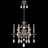 Crystal Encased Gems Clear Round Chandelier - Fine Art Handcrafted Lighting 729440-3