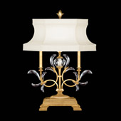 Crystal Beveled Arcs Table Lamp - Fine Art Handcrafted Lighting 737910-3