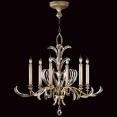 Crystal Beveled Arcs Chandelier - Fine Art Handcrafted Lighting 739140