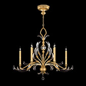 Crystal Beveled Arcs Oval Chandelier - Fine Art Handcrafted Lighting 739240-3