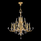 Crystal Beveled Arcs 16 Lights Chandelier - Fine Art Handcrafted Lighting 739640-3
