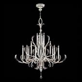 Crystal Beveled Arcs 16 Lights Chandelier - Fine Art Handcrafted Lighting 739640-4