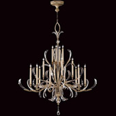 Crystal Beveled Arcs Large Chandelier - Fine Art Handcrafted Lighting 739640