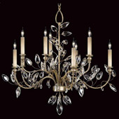 Crystal Crystal Laurel Chandelier - Fine Art Handcrafted Lighting 753140