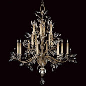 Crystal Crystal Laurel Chandelier - Fine Art Handcrafted Lighting 759440