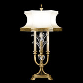 Crystal Beveled Arcs Gold Table Lamp - Fine Art Handcrafted Lighting 769410