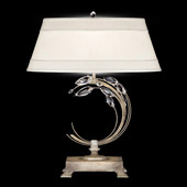 Crystal Crystal Laurel Left Facing Table Lamp - Fine Art Handcrafted Lighting 771510