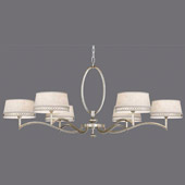Contemporary Allegretto Round Silver Chandelier - Fine Art Handcrafted Lighting 771740