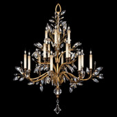 Crystal Crystal Laurel Chandelier - Fine Art Handcrafted Lighting 773740